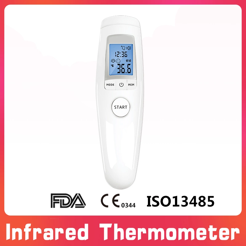 Hot Selling Body High Quality Forehead Thermometer for Both Children and Adults CE (MDR) FDA Approved Forehead Non-Contact Digital Infrared Thermometer