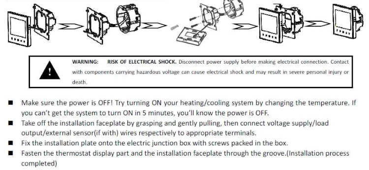 WiFi Voice Control Thermostat Htw-Wf03 Electric Heating 16A Smart Home Temperature Controller